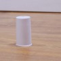 Weißer Wagner Türstopper Vulkano aus Gummi, 45x75mm, für Boden- und Wandmontage.
