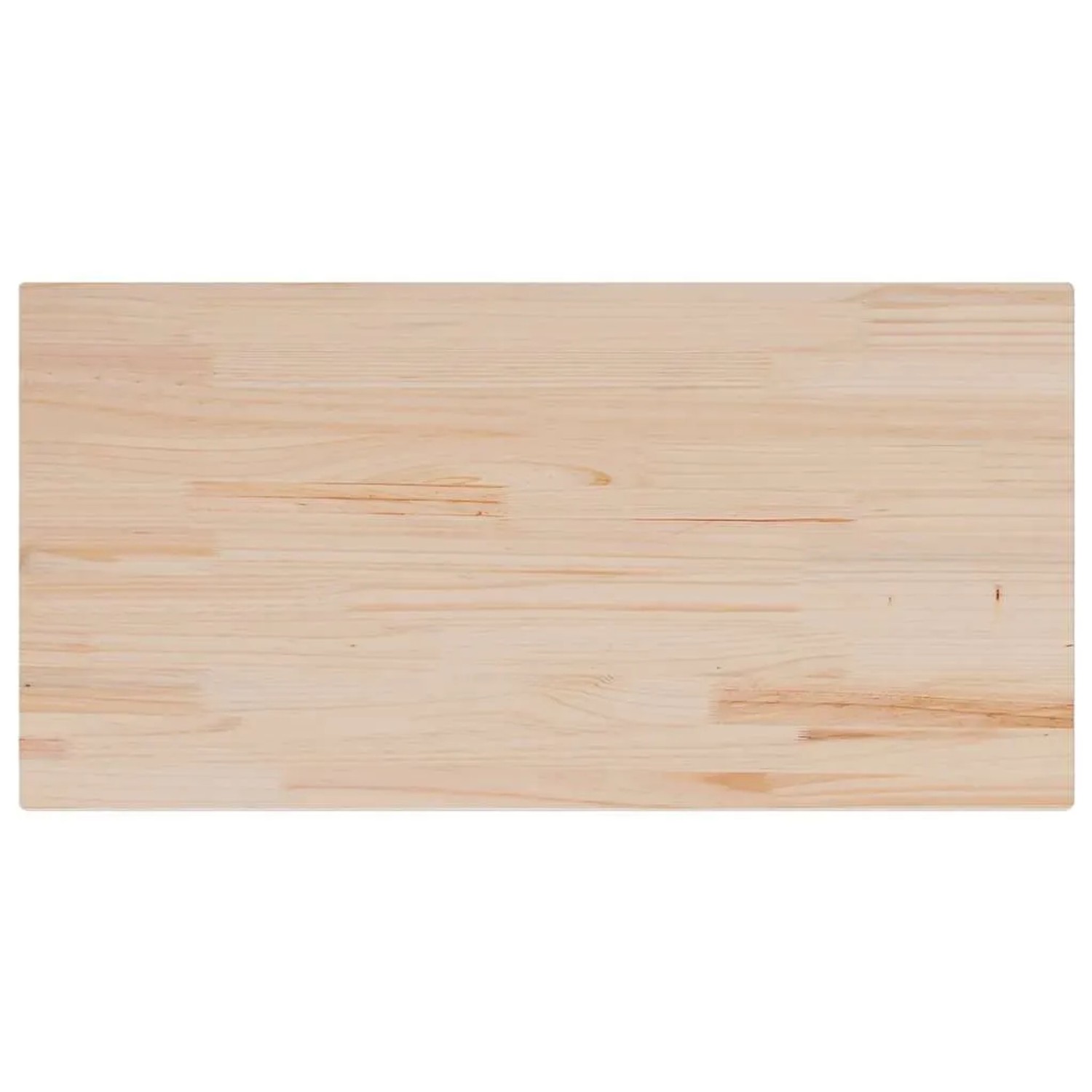 vidaXL Tischplatte 100x50x1,7 cm Rechteckig Massivholz Kiefer 847417