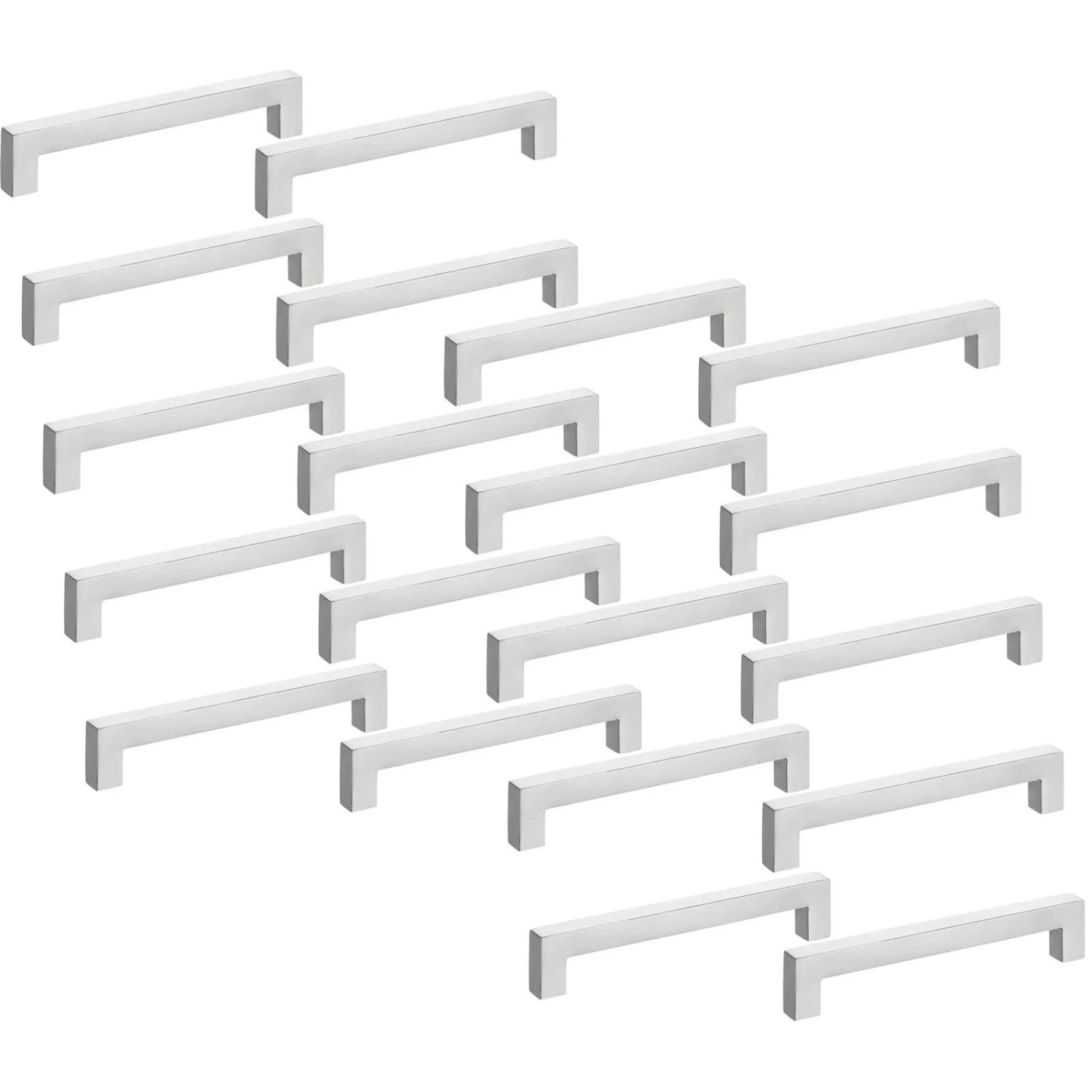 SOTECH 20x Möbelgriff FormLine EDGE BA 160mm Edelstahl