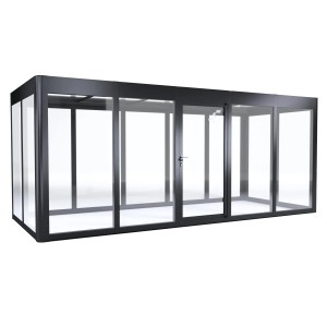 SunElements Gartenhaus SunGarden Infinity 5.2, anthrazit-metallic, 12,8 m².
