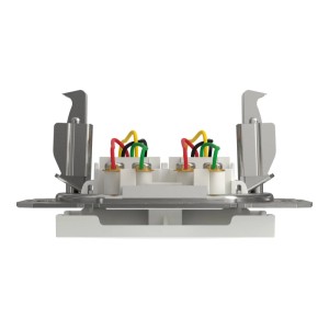 Schneider Electric ASFORA RJ11-Telefondose 2-Fach UP Weiss EPH4270121D