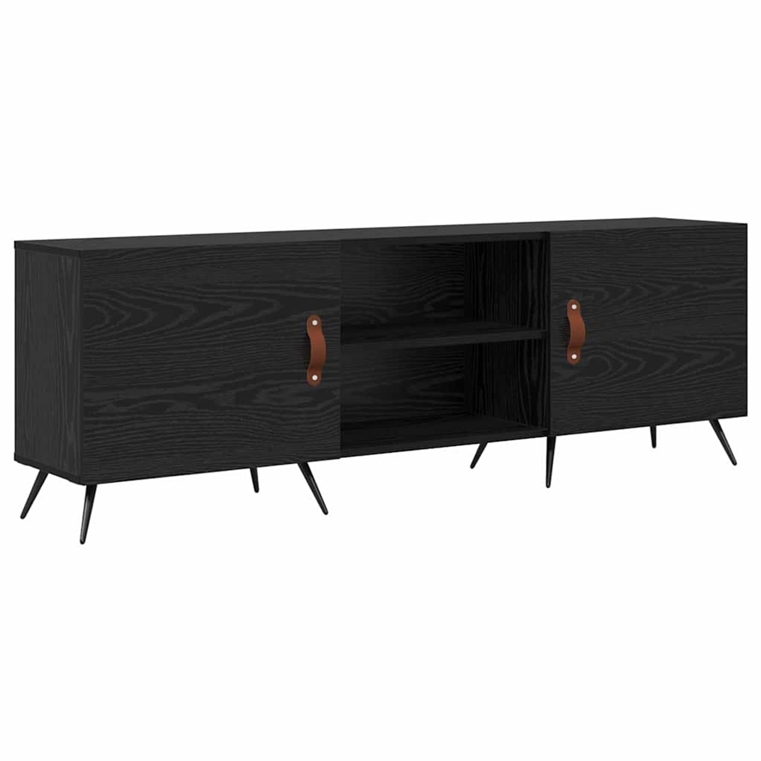 vidaXL TV-Schrank Schwarze Eiche 150 x 30 x 50 cm Holzwerkstoff 879591 günstig online kaufen