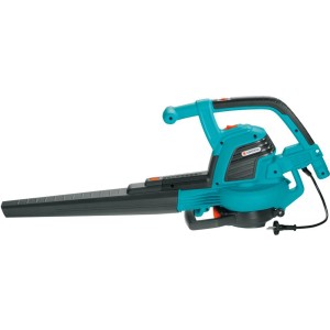 Gardena Elektro-Laubbläser ErgoJet 3000 mit 3000 W, blau-grau. Laubbläser und Laubsauger in einem.