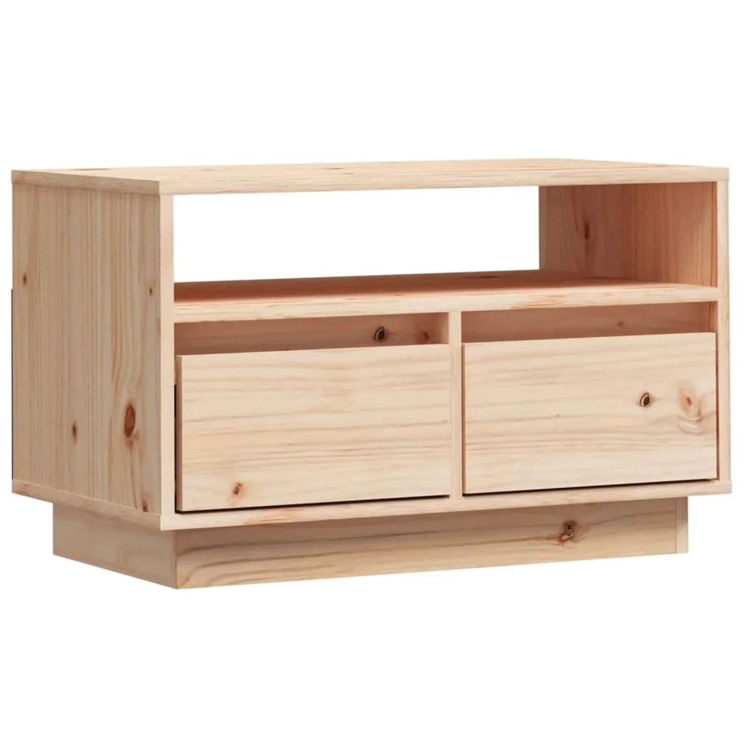 vidaXL TV-Schrank 60x35x37 cm Massivholz Kiefür