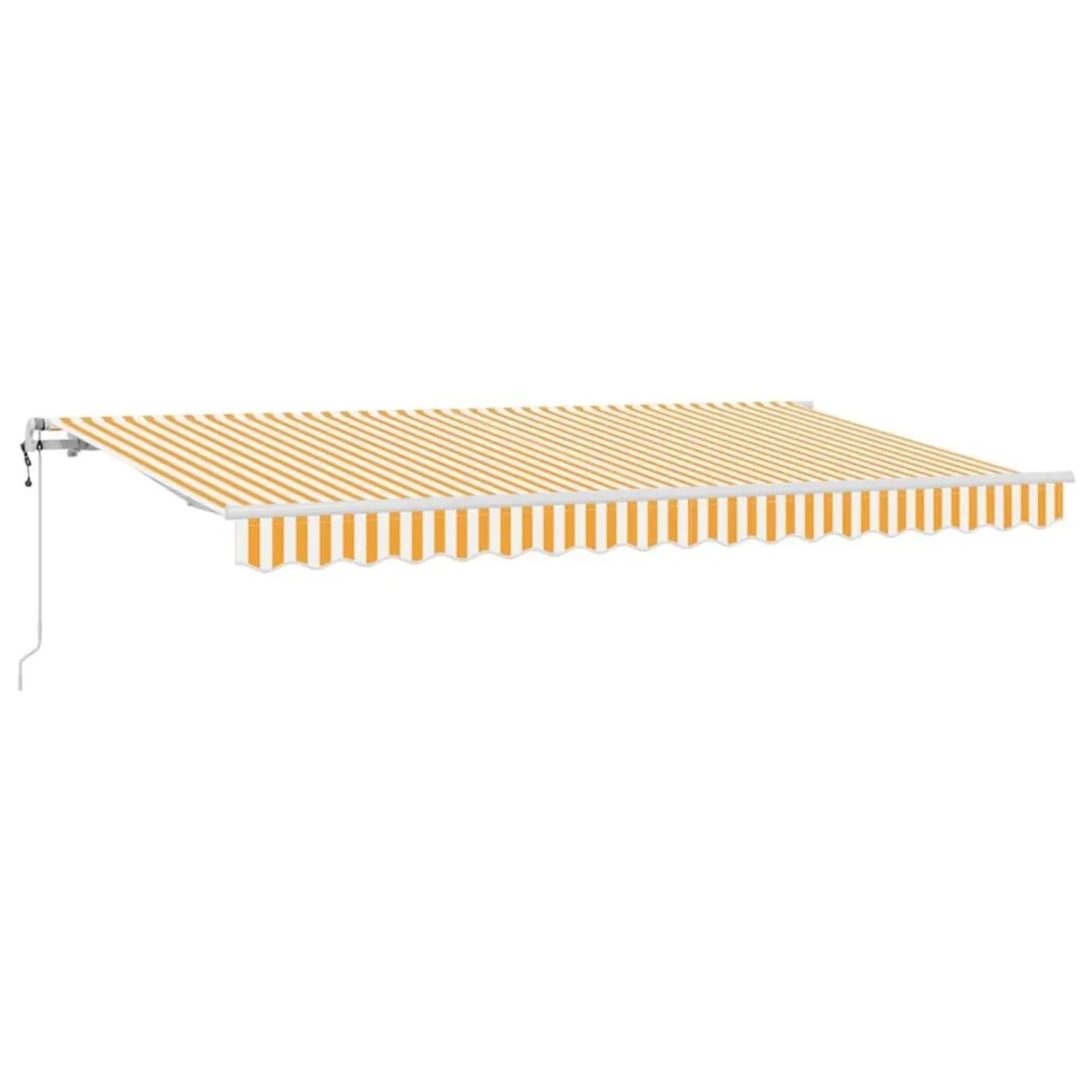 vidaXL Einziehbare Markise Gelb 400 x 200 cm Stoff 3329791