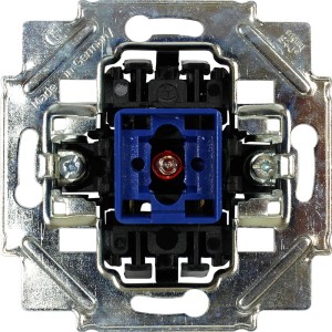 Wechsel-/Kontrollschalter Einsatz für Unterputzmontage, Detailansicht.