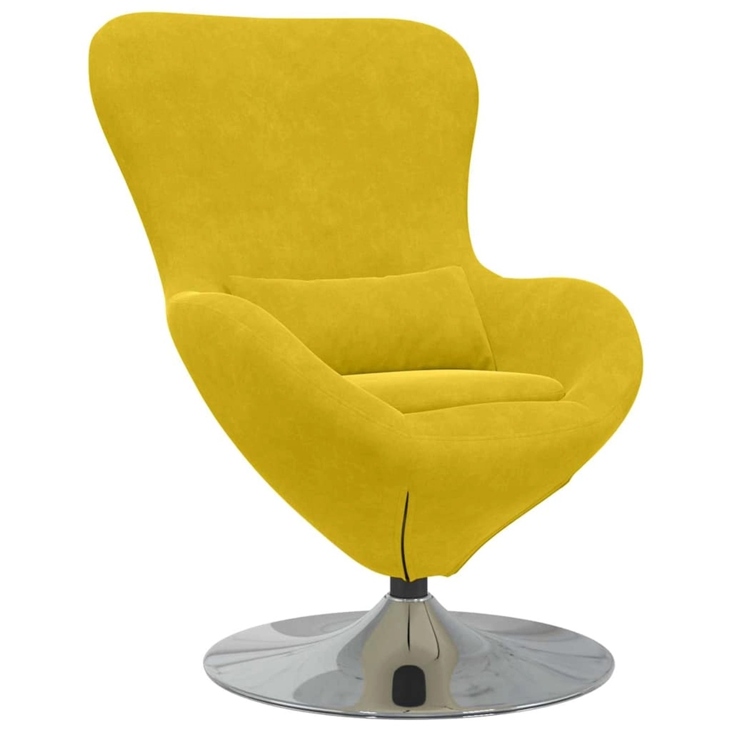 vidaXL Eiersessel Gelb 63 x 73 x 90 cm Samt 42002731 günstig online kaufen