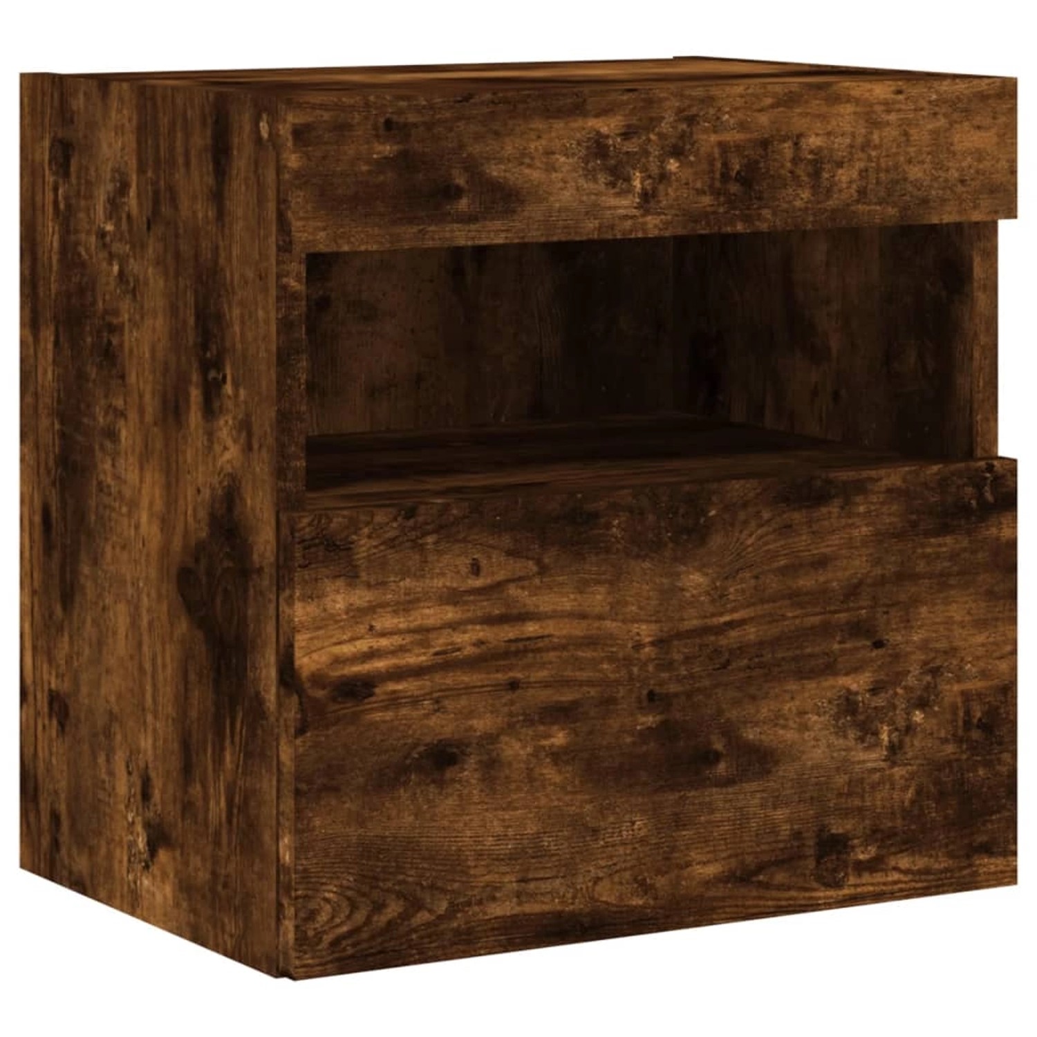 vidaXL TV-Wandschrank mit LED-Leuchten Räuchereiche 40x30x40 cm 837177 günstig online kaufen