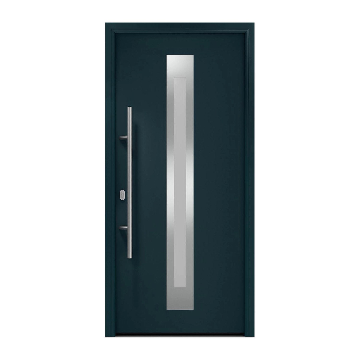EcoStar Haustür Isopro IP 770S Anthrazitgrau 110 cm x 210 cm DIN L günstig online kaufen