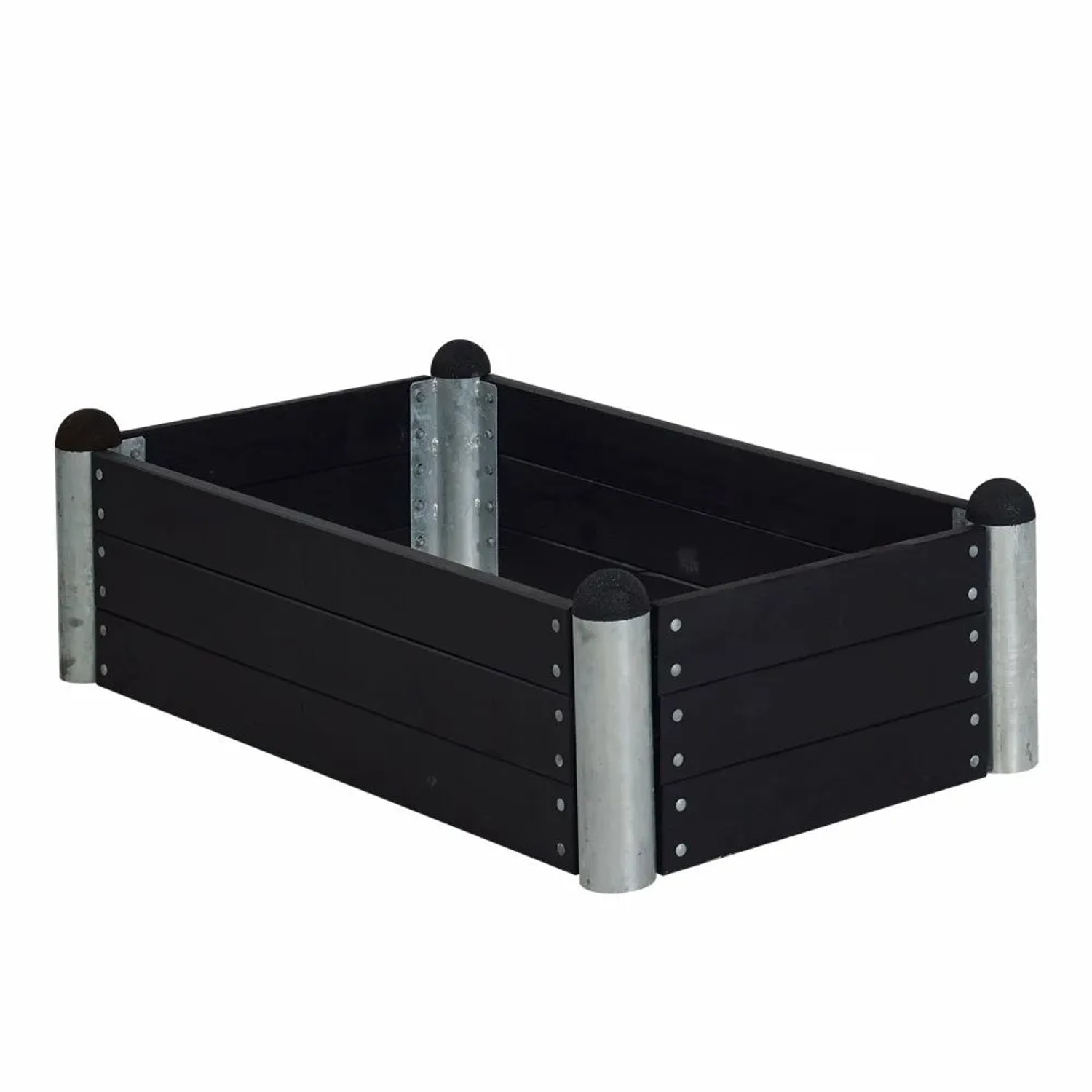 PLUS Standard Hochbeet 80x140 cm Schwarz und Robust