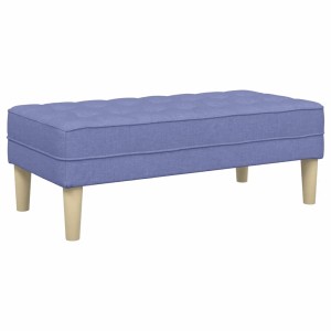 vidaXL Bank Jeans Blau 113 x 57 x 39 cm Stoff 42001945