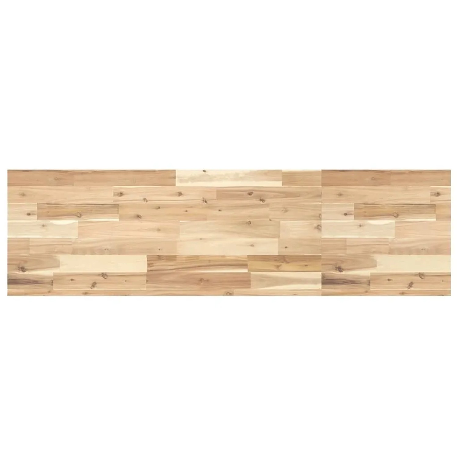 vidaXL Schweberegal 140x40x4 cm Massivholz Akazie Unbehandelt 3279487