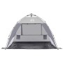 vidaXL Strandzelt 2 Personen Grau Quick Release Wasserdicht 4005301_5