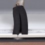 Unger WaterWand Bodenwischer 45 cm, schwarz, mit Moosgummi-Doppellippe zum Trocknen von Fliesen und Fugen.