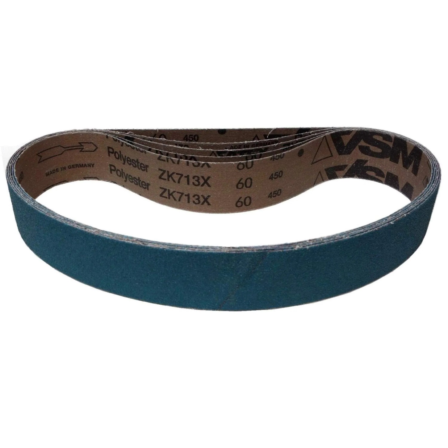 VSM Nass Schleifband Premium Set CS341X ZK713X 50x1020 mm Korn 80 5 Stück