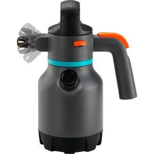 Gardena Drucksprüher 1,25 l für Garten und Terrasse. Pumpsprüher mit flexibler Messingdüse.