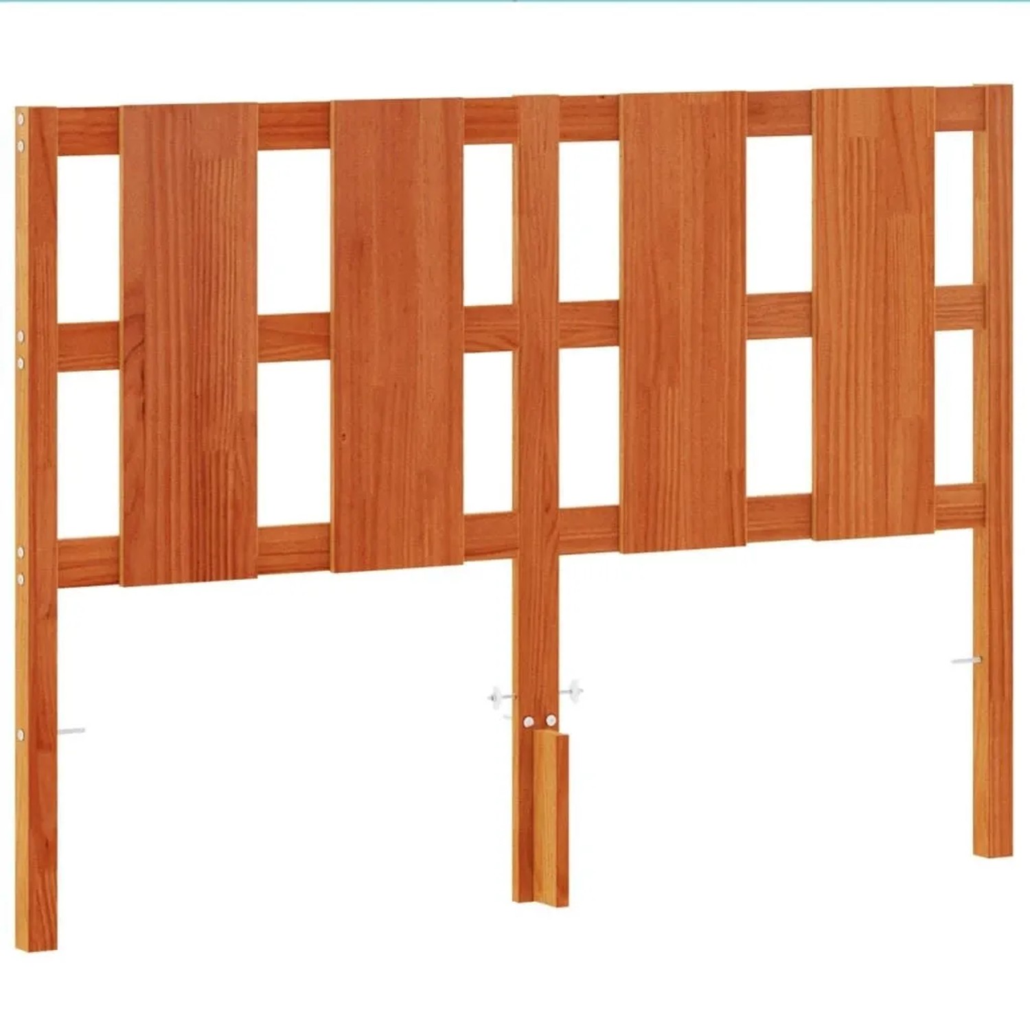 vidaXL Kopfteil Wachsbraun 135 cm Massivholz Kiefer 844220