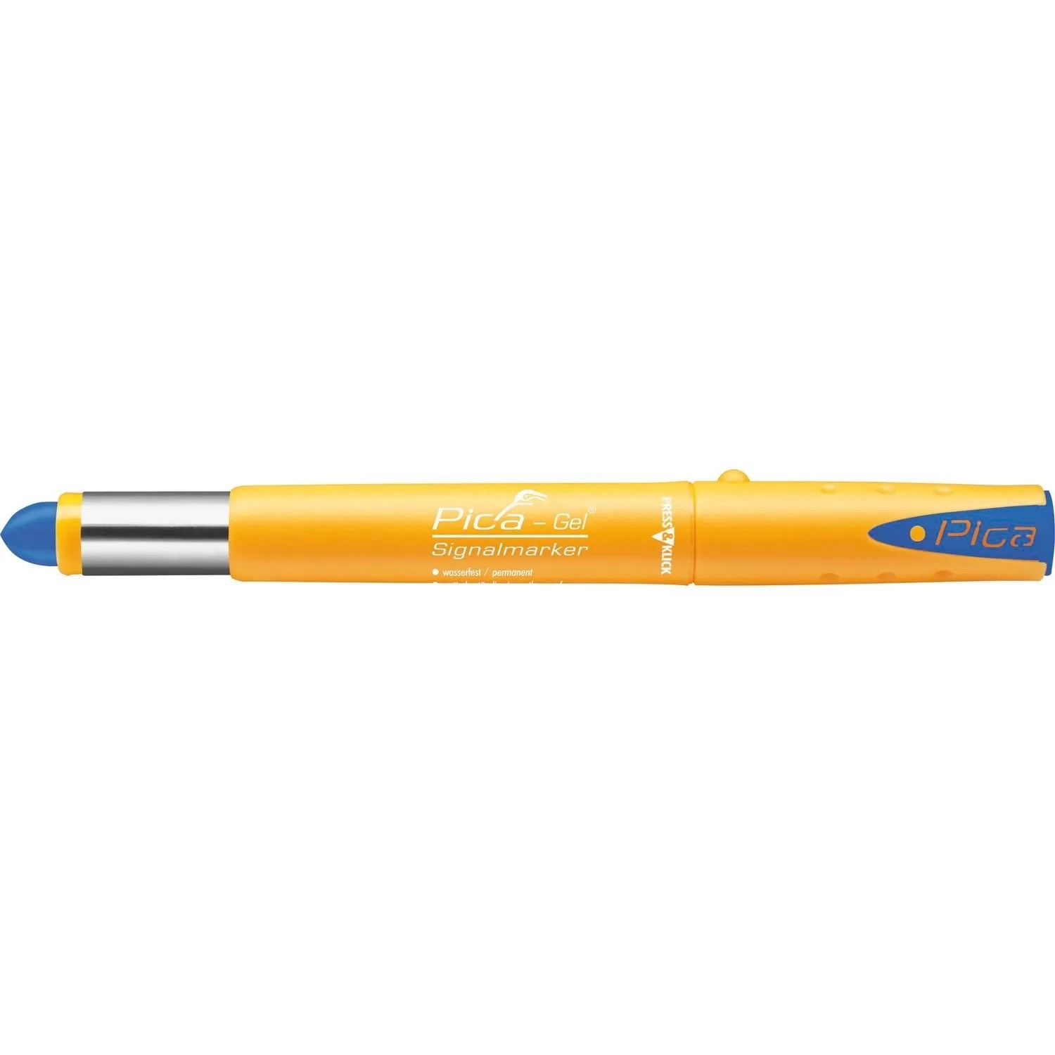Pica 8080 Gel Signalmarker Markierer Markierstift für Baustellen Farbe Blau