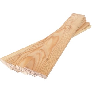 Bellissa Lärchendielen 5er-Set für Komposter aus Holz/Metall, naturbelassen.