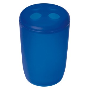 Blauer CMI Zahnbürstenhalter Yap aus Kunststoff, Serie Yap.