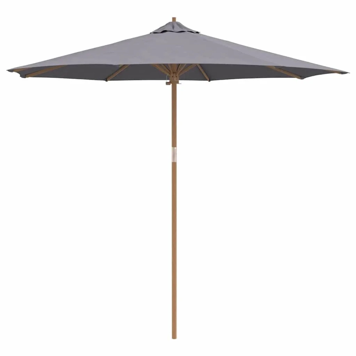 vidaXL Gartenparasol Dunkelgrau 270 x 270 x 260 cm Bambus 4108088 günstig online kaufen