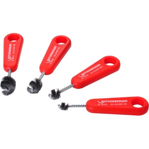 Rothenberger Kupferrohr-Innenbürsten Set, verschiedene Größen, zum Reinigen von Kupferrohren vor dem Löten.