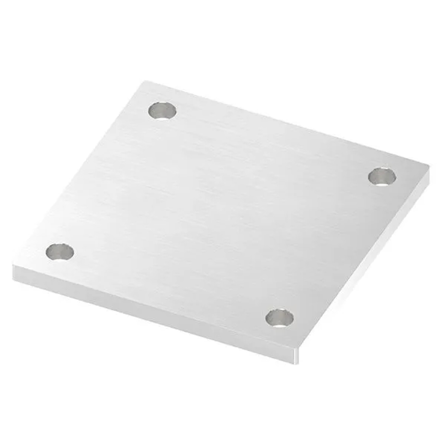 FeNau Ankerplatte 150 X 150 X 10mm Mit Längsschliff V2A