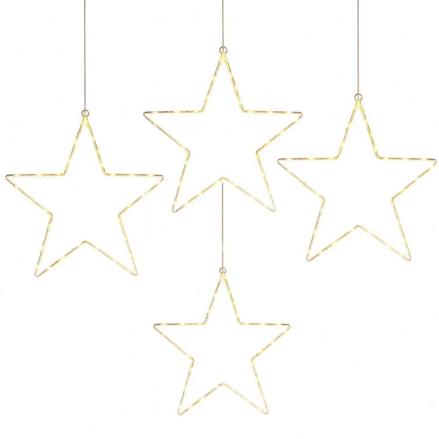 SALCAR LED Weihnachtsstern Fensterdeko, 2 Stück SALCAR LED Weihnachtsstern Fensterdeko 2er Set