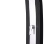 Steinbach Solardusche Slim Line Duo, Aluminium schwarz/chrom, mit Duschkopf und Armaturen.