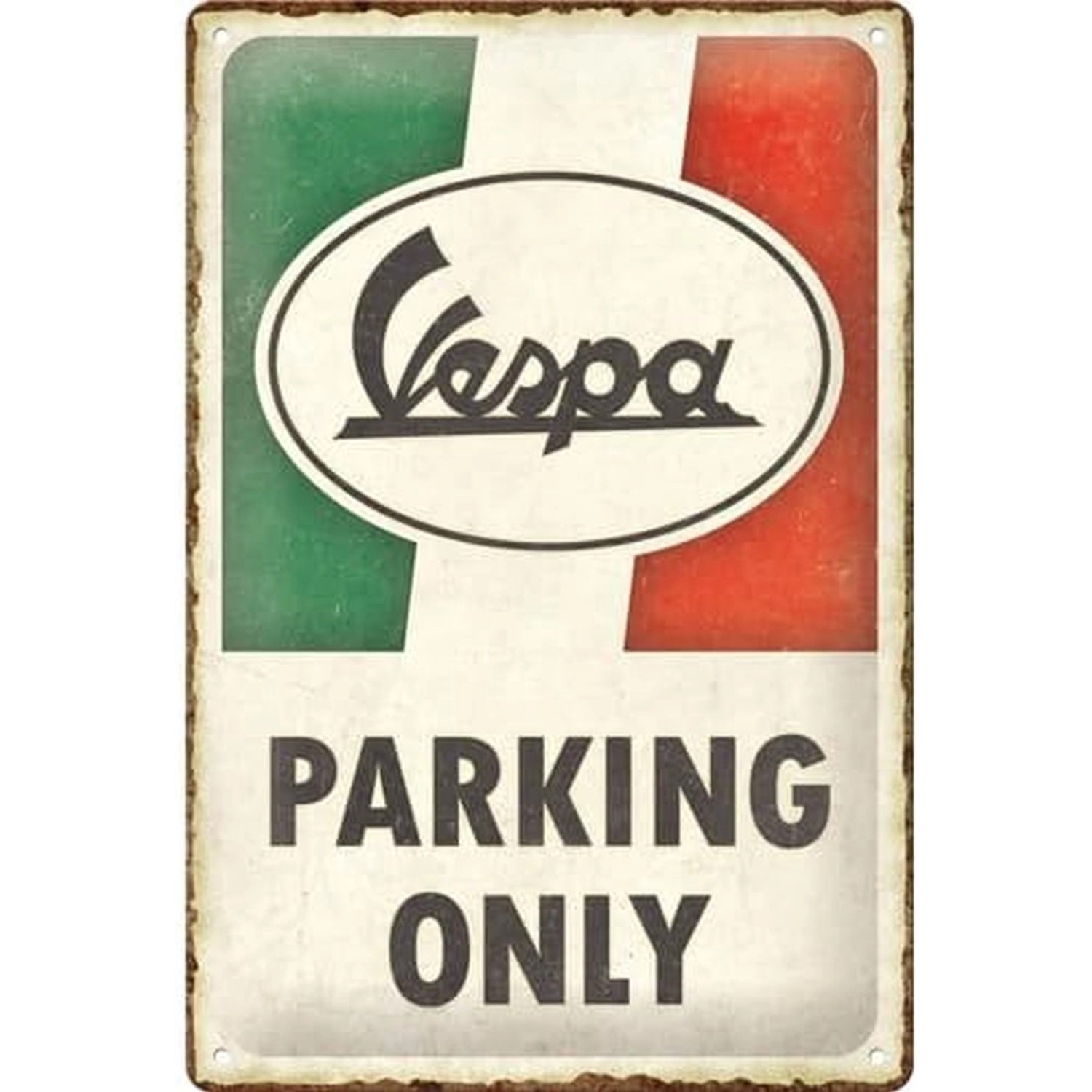 Nostalgic-Art Blechschild 20 x 30cm - Vespa - Parking Only Italian günstig online kaufen