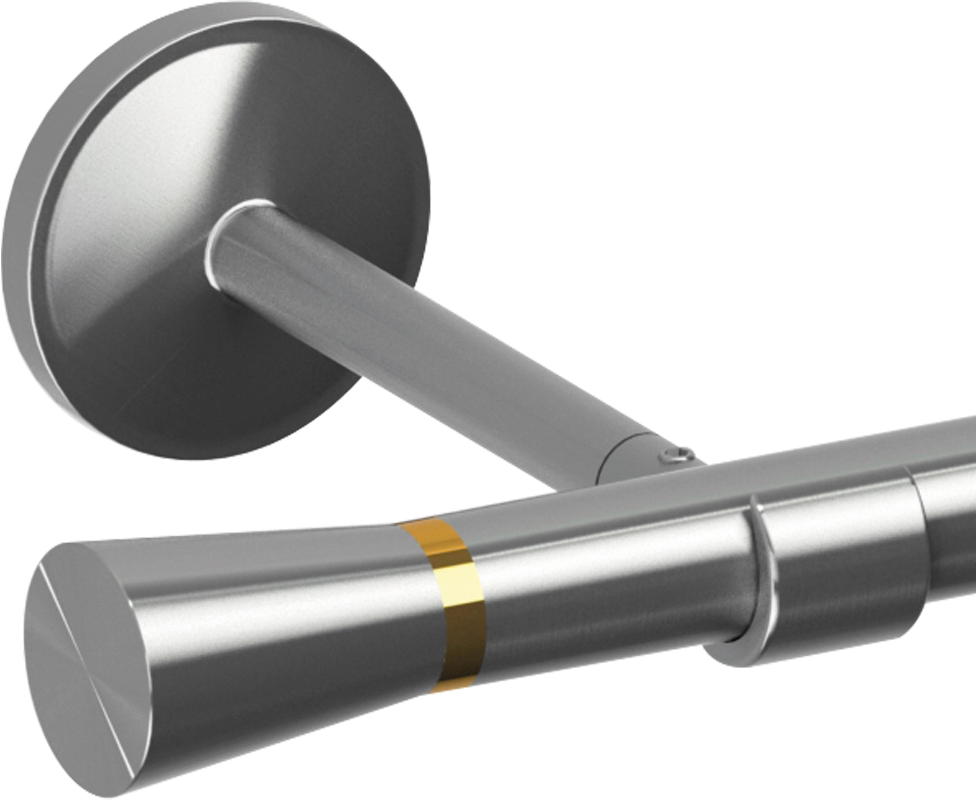 Gardinenstangen-Endstück Edelstahloptik Kegelform Ø 19 mm kaufen bei OBI