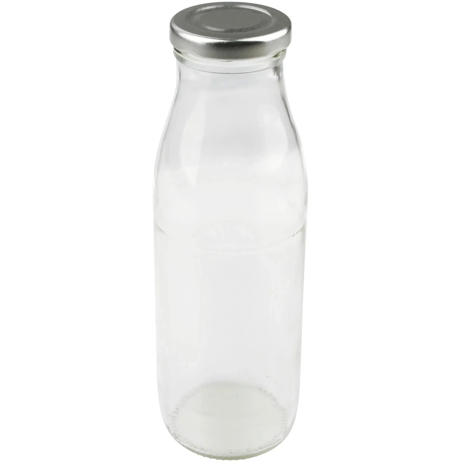 Dr. Oetker Smoothie Flasche, 750ml, aus Glas mit silbernem Deckel. Küchenhelfer für Smoothies, Säfte.