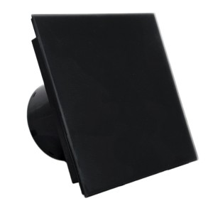 VLANO Badlüfter EOS 100 H BK mit Feuchtigkeitssensor & Nachlauf