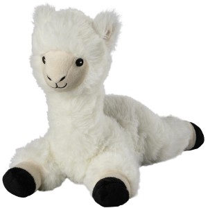 Warmies® Lama Wärmestofftier, weißes Kuscheltier zum Aufwärmen in der Mikrowelle.