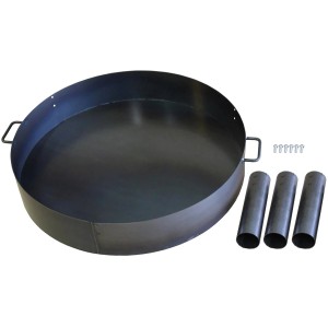 Wilk Feuerschale Haiti, zerlegt, Ø 60 cm, mit Beinen und Schrauben.