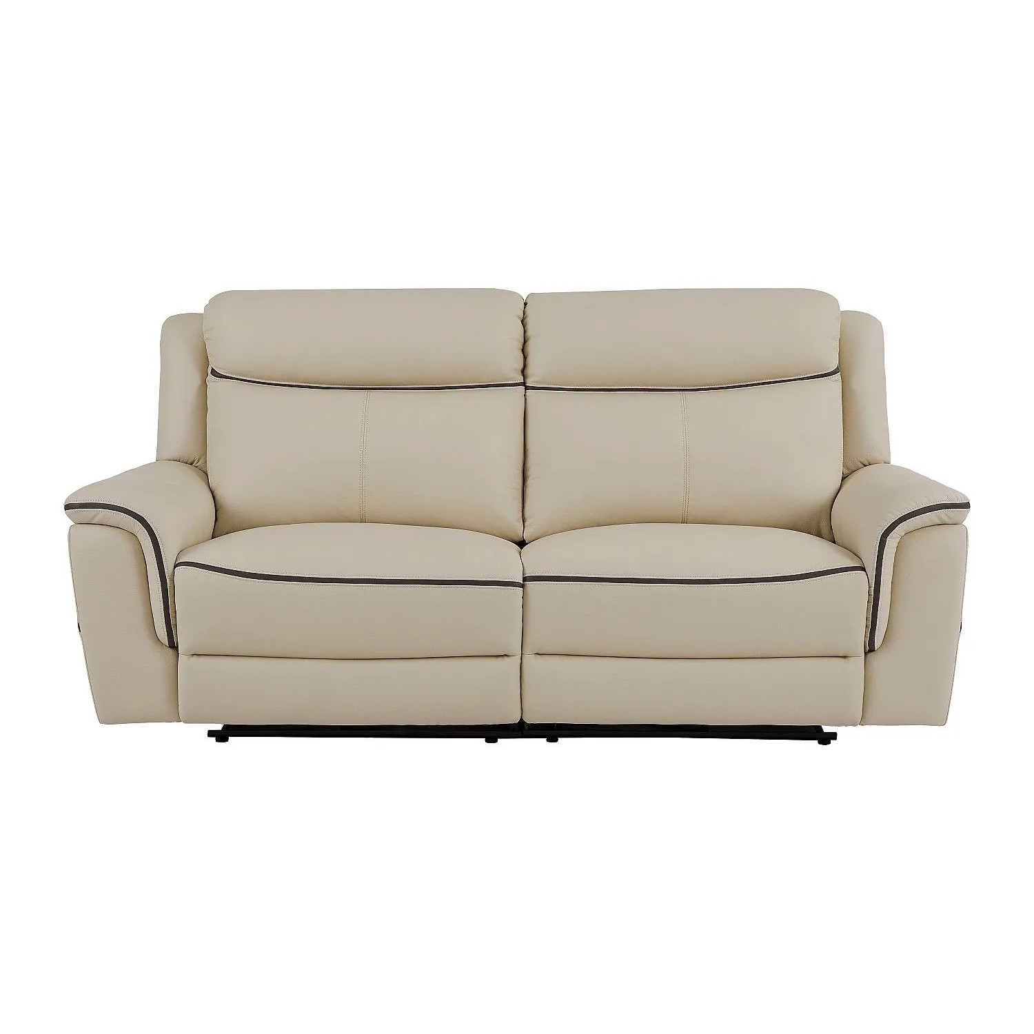 Vente-unique Relaxsofa Adelio Beige 210 cm
