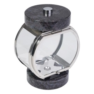 KOKA Grablampe Rund Edelstahl Granit Orion Kreis