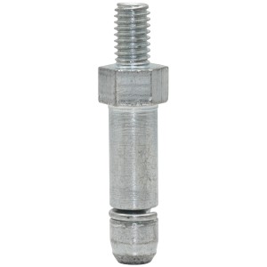 Wagner Gewindestift, 40 mm, 2er-Set für Rollen und Räder. Verzinkter Stahl.