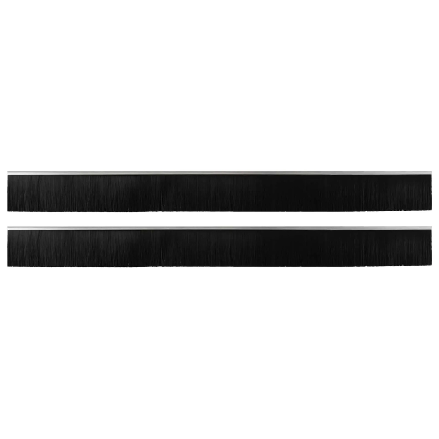 vidaXL Selbstklebende Türbürstendichtungen 2 Stk Silber 100 cm 42019476