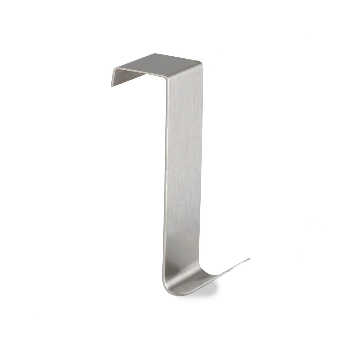 Relaxdays Türhaken 10er Set Edelstahl Silber Rostbeständig 7 x 2,5 x 5 cm