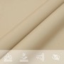 vidaXL Sonnensegel Oxford-Gewebe Rechteckig 2,5x3,5 m Beige 135151_8