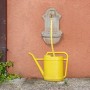 Relaxdays Wandbrunnen Gusseisen Grau Gold 36 cm x 22 cm x 10,5 cm 2,8 kg_2