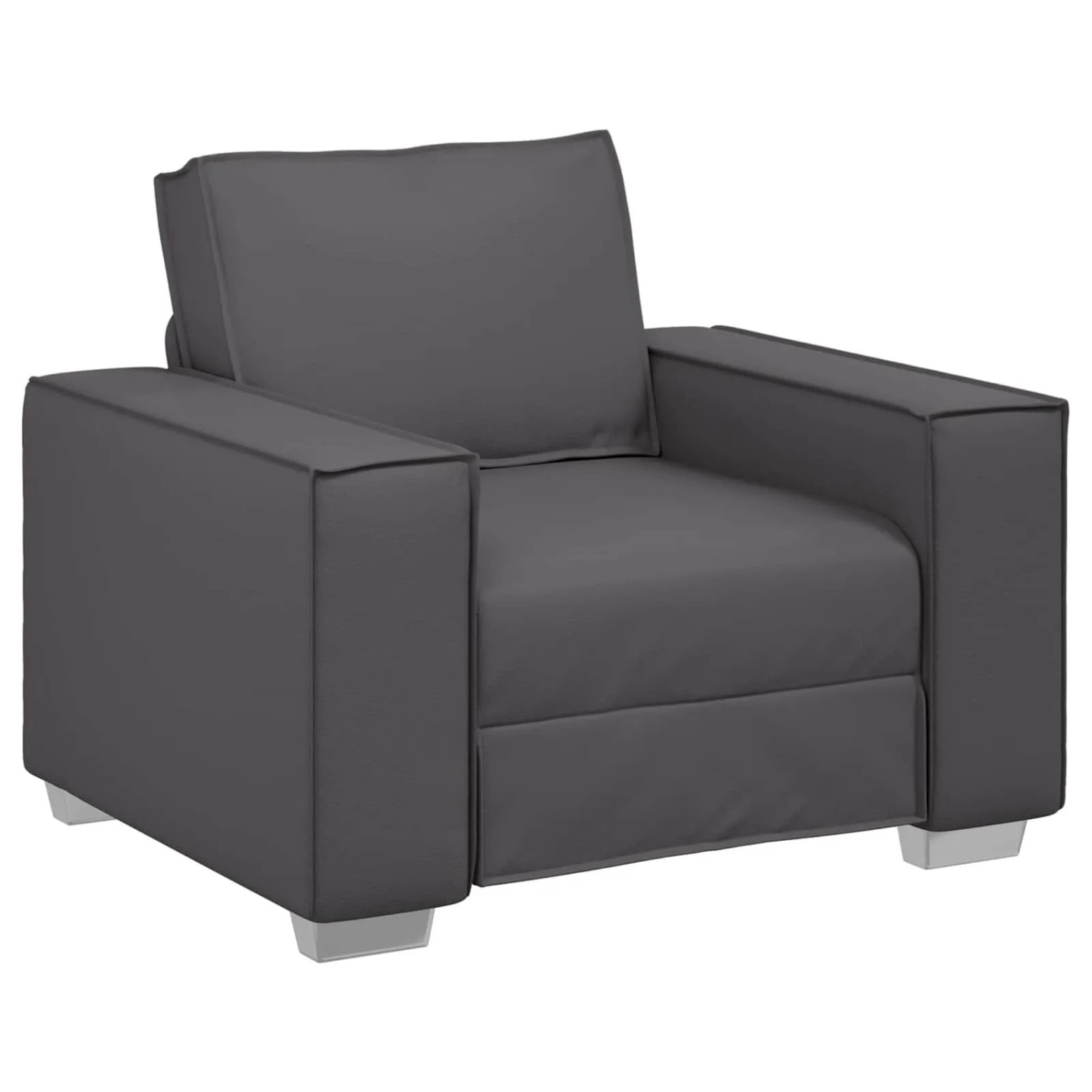 vidaXL Sofa Grau 99 x 80 x 84 cm Stoff 4105041