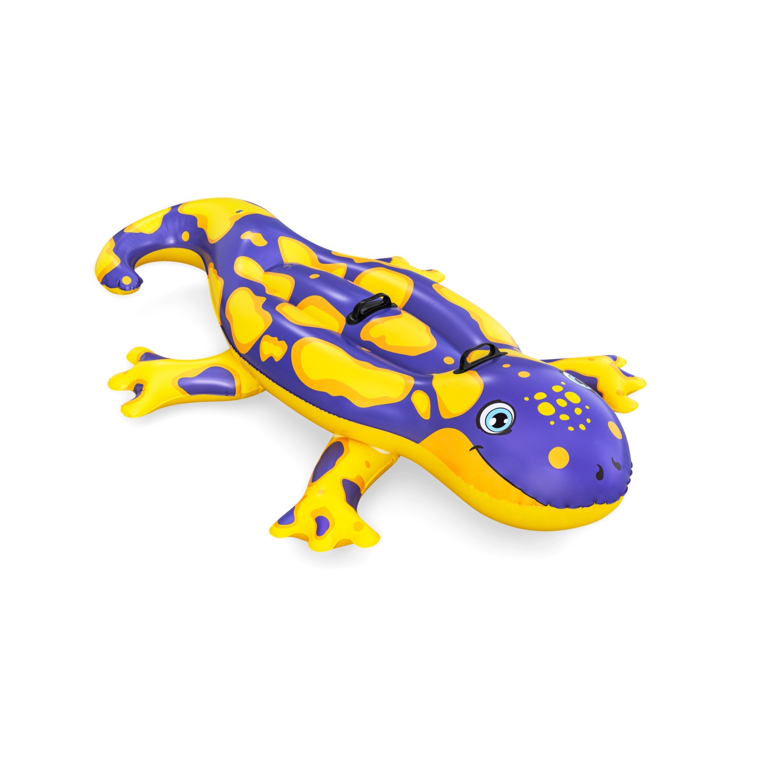 Bestway Schwimmtier Splashing Salamander, gelb-lila, 191x119 cm, ab 3 Jahren.