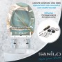 SANILO WC-Sitz Beautiful mit Absenkautomatik und Top-Fix-Befestigung, Blatt-Design.