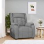 vidaXL Relaxsessel Elektrisch Hellgrau Stoff 3143567_2