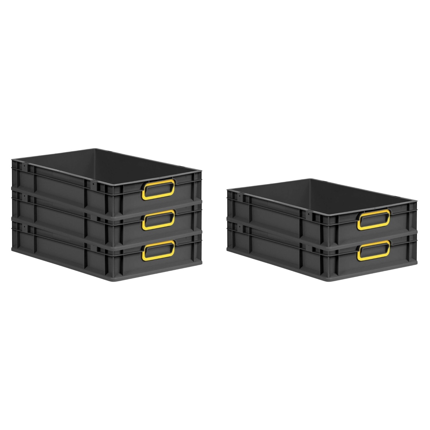 PROREGAL SparSet 5x Eurobox Nextgen Color HxBxT 12x40x60cm 23 Liter Griffe günstig online kaufen