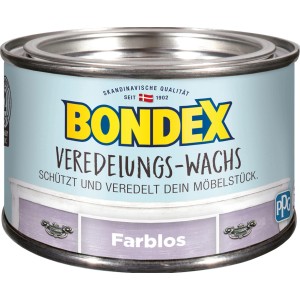 Dose Bondex Veredelungs-Wachs Transparent 250ml für Holzmöbel