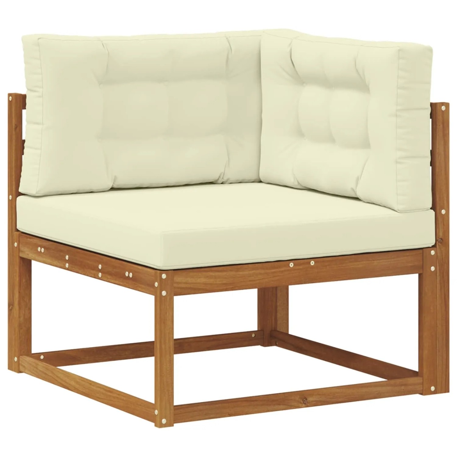 vidaXL Outdoor Ecksofa Massivholz Akazie Natur 900542