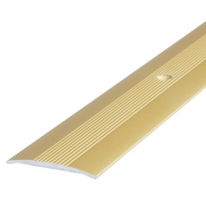 Dalsys Übergangsprofil, 180cm, Alu Gold, inkl. Befestigung für Bodenbeläge wie Laminat und Fliesen.
